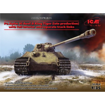1/35 ICM Pz.Kpfw.VI Ausf.B King Tiger (Late Production) with Full Interior 35364